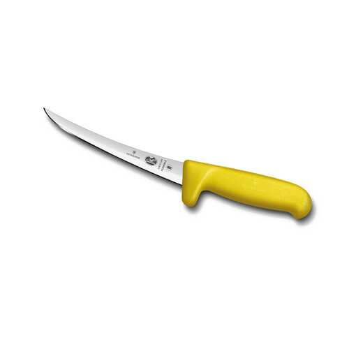 Нож обвалочный VICTORINOX Fibrox 5.6618.15M жёлтый 15 см в Fissman