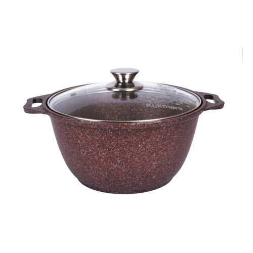 Кастрюля антипригарная литая 3,0л Granit ultra red в Fissman