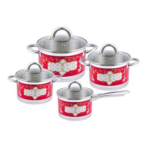 Набор кастрюль POMI DORO, Fiore, 8 предметов в Fissman