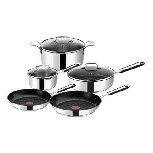 Набор посуды Tefal Jamie Olivier E763S544 Серебряный в Fissman