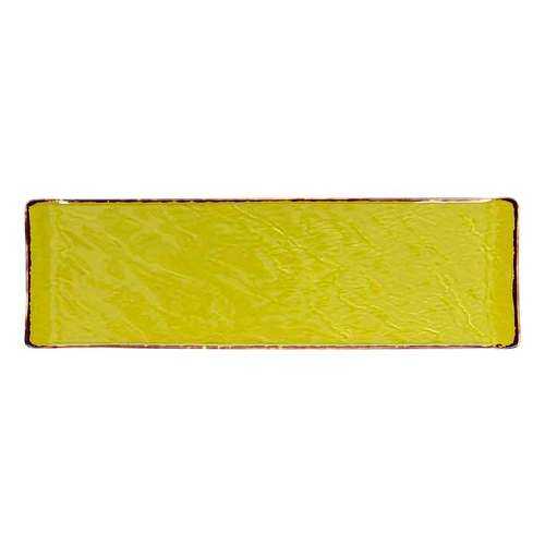 Блюдо прямоугольное 30x10см TOGNANA VULCANIA VEGGIE, цвет салатовый в Fissman