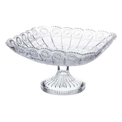 Фруктовница Lefard, Muza Crystal, 28x28x16 см, прозрачный в Fissman