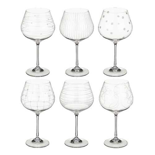 Набор бокалов Bohemia Crystal Виола Микс 674-418 в Fissman