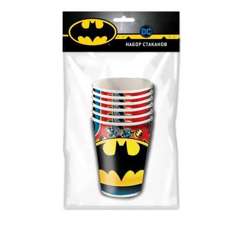 Набор бумажных стаканов ND Play Batman 250 мл 6 штук в Fissman