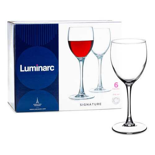 Набор фужеров Luminarc signature для красного вина 6шт в Fissman