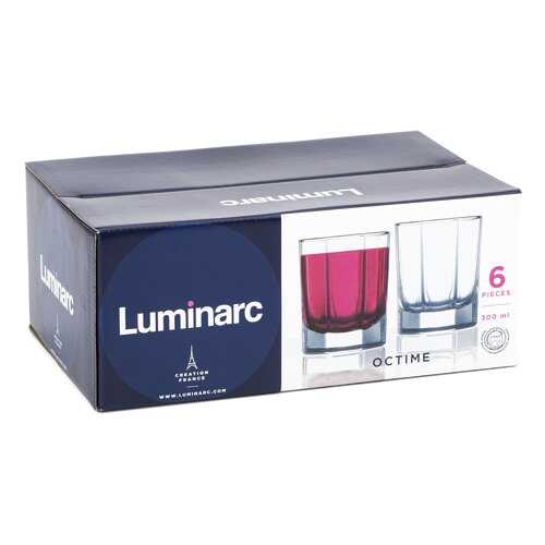 Набор стаканов Luminarc октайм 300 мл 6шт в Fissman