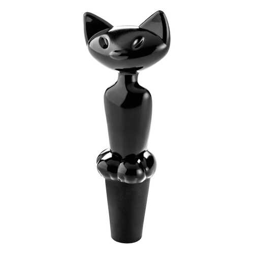 Пробка для бутылки Koziol Miaou 3744526 Черный в Fissman