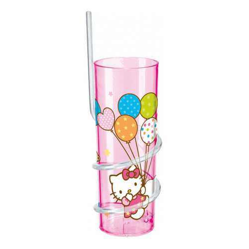 Стакан с витой соломинкой (325 мл), Hello Kitty в Fissman