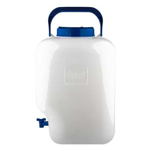 Фляга ElfPlast Aqualine с краном, белый, 35 л в Fissman