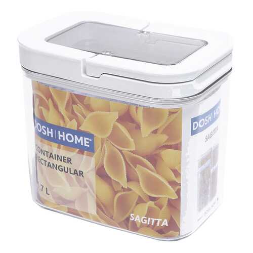 Контейнер пищевой Dosh | Home Sagitta 600133 Белый, прозрачный в Fissman