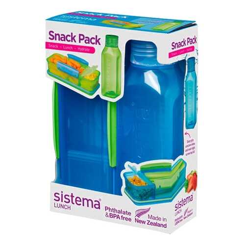 Sistema Набор Snack: контейнер и бутылка 475мл в Fissman