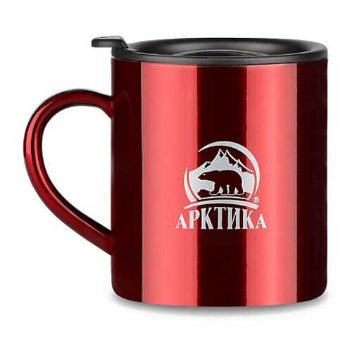 Термокружка Арктика 802-200 красная, невакуумная в Fissman