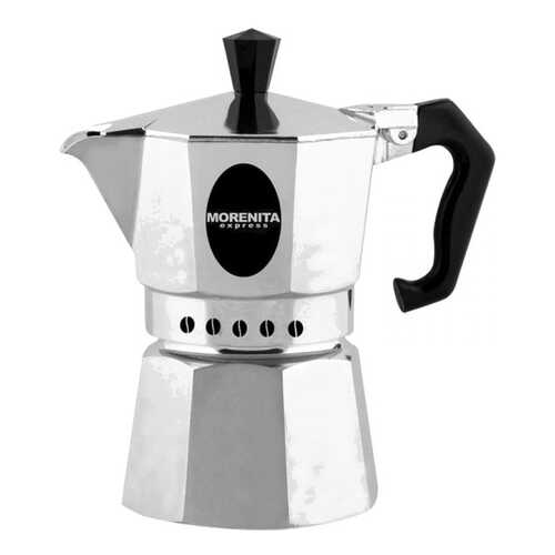 Кофеварка гейзерная Bialetti Morenita 5975 Серебристый, черный в Fissman