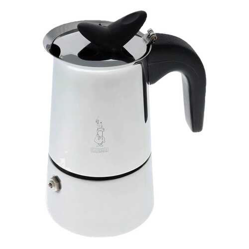 Кофеварка гейзерная Bialetti Musa Induzione 4272 Серебристый, черный в Fissman